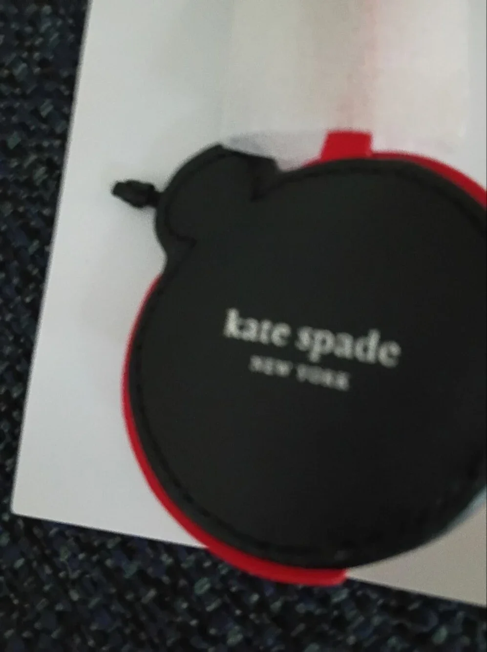 Kate Spade Red And Black Ladybug Bag Charm......So Cute